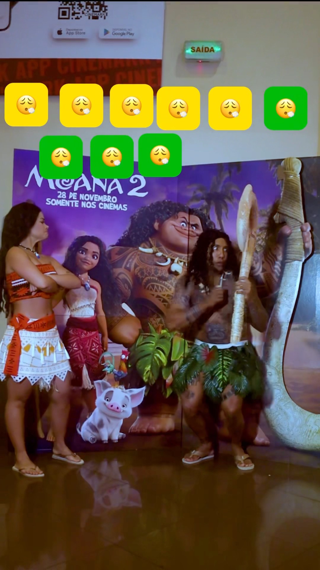 A Moana ficou com ciúme da Moana?@mayca.brasil #trend #challenge #moana #funny #funnymemes